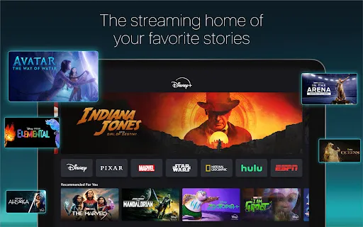 Disney+ screenshot