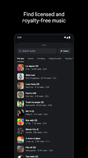 Edits: Video Editor screenshot