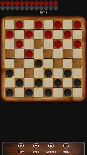 English Checkers screenshot