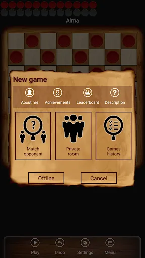 English Checkers screenshot