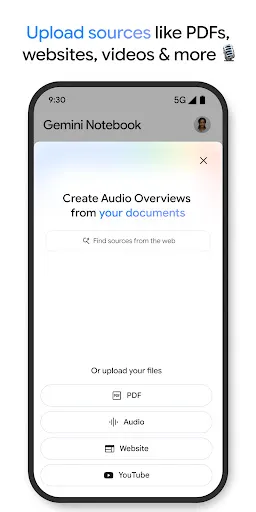 Gemini Notebook screenshot