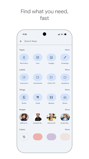 Google Keep - Notes and lists screenshot