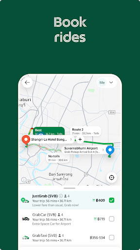 Grab - Taxi & Food Delivery screenshot