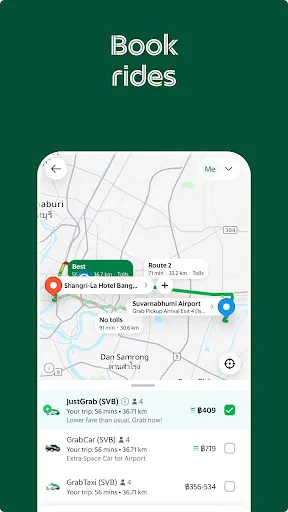 Grab - Taxi & Food Delivery screenshot
