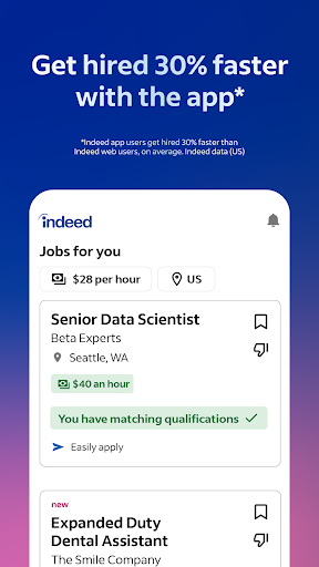 Indeed Job Search screenshot