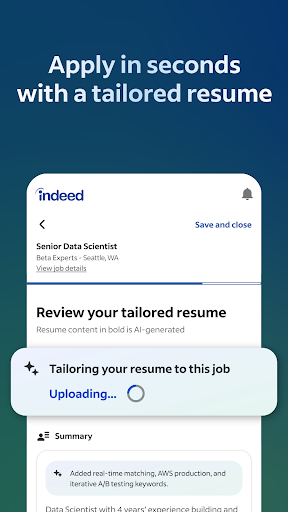 Indeed Job Search screenshot