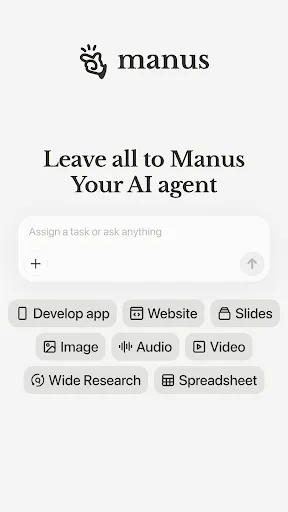 Manus AI screenshot
