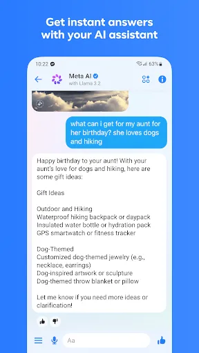 Messenger screenshot