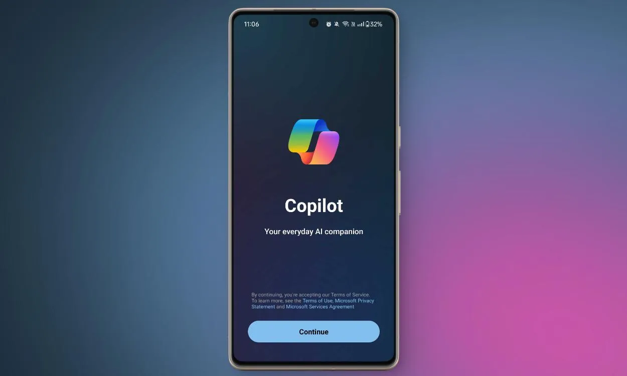 Microsoft Copilot screenshot