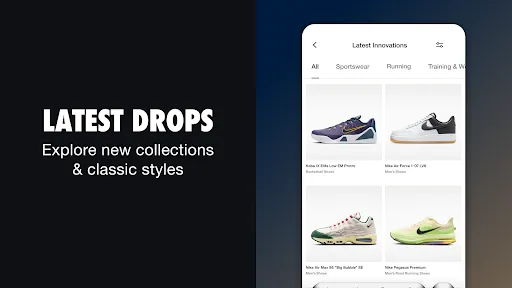 Nike: Engineered for Athletes screenshot