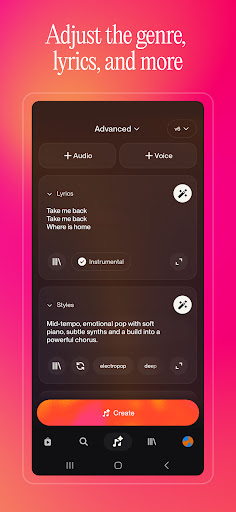 Suno - AI Music & Songs Maker screenshot