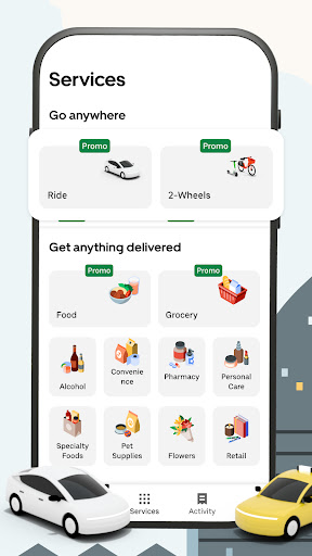 Uber: Rides, eats, hotels screenshot