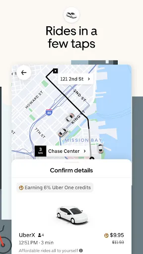 Uber: Rides, eats, hotels screenshot