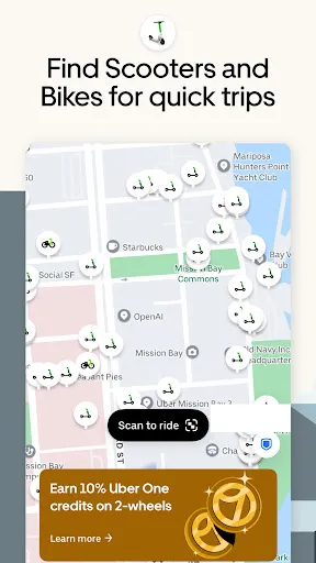 Uber: Rides, eats, hotels screenshot