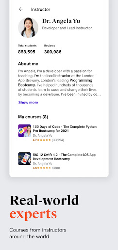 Udemy - Online Courses screenshot
